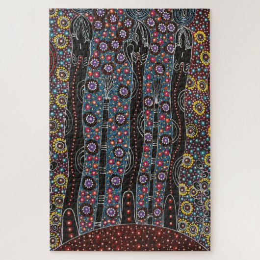Puzzle Trois soeurs rêvent par Cindy Wallace (Vertical)