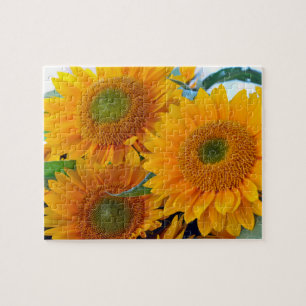Puzzle Trois tournesols
