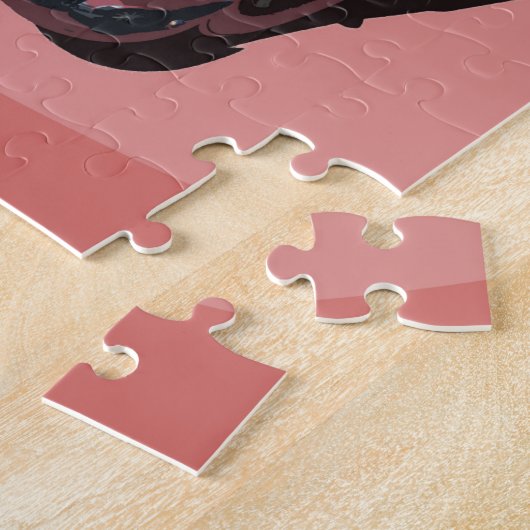 Puzzle Trois voitures classiques rouges Popart, Jigsaw Pu (Côté)