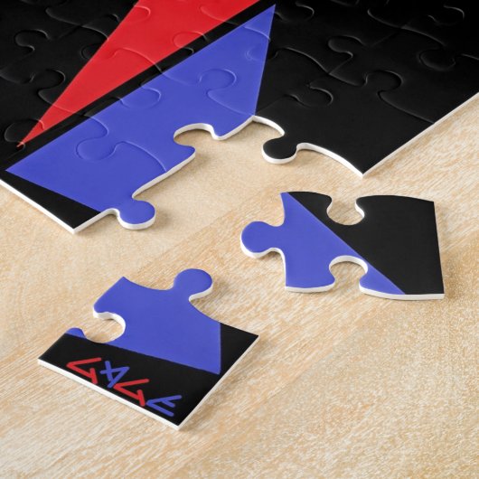 Puzzle Troisième Trinité des triangles Abstraits Ken Gage (Côté)