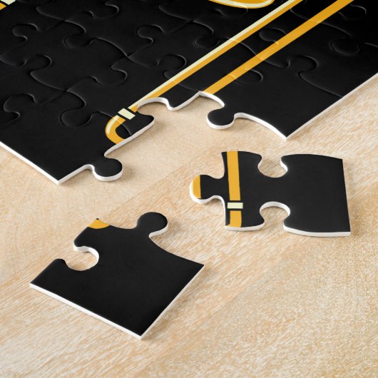 Puzzle Trombone Crosshatch (Côté)