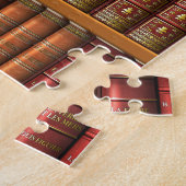 Puzzle Trompe - l ' oeil "bibliothèque française " (Côté)