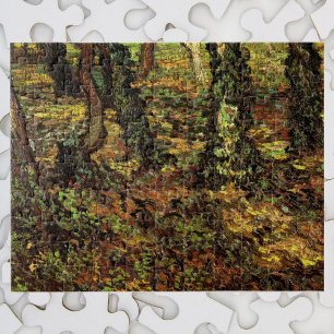Puzzle Troncs d'arbres avec Ivy par Vincent van Gogh