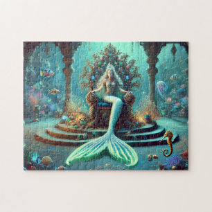 Puzzle Trône de Sirène Envoûtant Fantaisie Sous-Marine