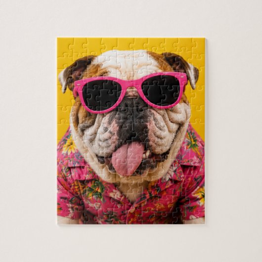 PUZZLE TROP COOL POUR S'ÉCROULER BOULEDOGUE ANGLAIS (Vertical)