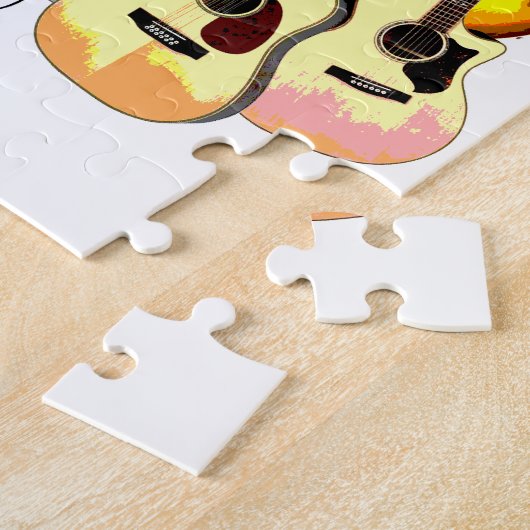 Puzzle Trop de guitares (Côté)