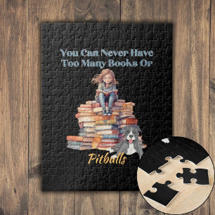 Puzzle Trop de livres ou Pitbulls 