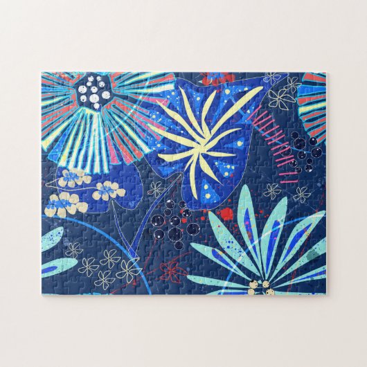 Puzzle tropical Abstrait (Horizontal)