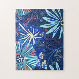 Puzzle tropical Abstrait