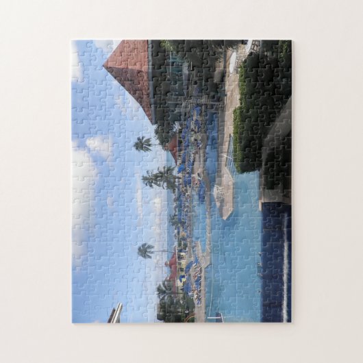 Puzzle Tropical Beach aux Bahamas. (Vertical)