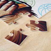 Puzzle Tropical/beach yeti/bigfoot (Côté)