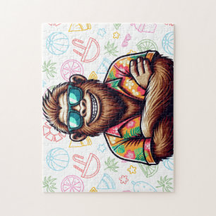 Puzzle Tropical/beach yeti/bigfoot