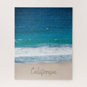 Puzzle Tropical Blue Ocean Waves Custom California Beach