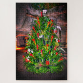 Puzzle Tropical Christmas Tree (Vertical)