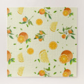 Puzzle Tropical Citrus SUMMER Orange lemon Slice (Horizontal)