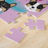 Puzzle Tropical Corgi (Côté)