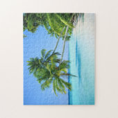Puzzle tropical de jeu de plage (Vertical)
