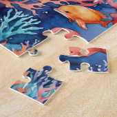 Puzzle Tropical Fantasy Whales in the Ocean Marine (Côté)