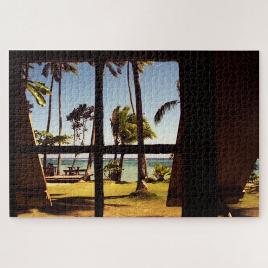 Puzzle Tropical Fiji Beach Scene 20x30 1014pc jpm (Horizontal)