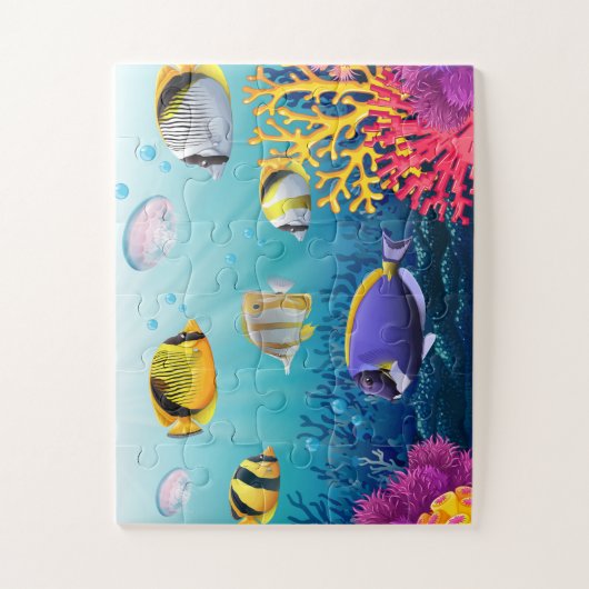 Puzzle Tropical Fish (Vertical)