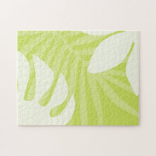 Puzzle tropical Inséparable vert difficile (Horizontal)