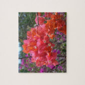 Puzzle Tropical Pink Bougainvillea Island Floral (Vertical)