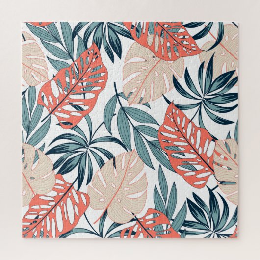 Puzzle Tropical Plante Feuille mode Imprimer (Vertical)