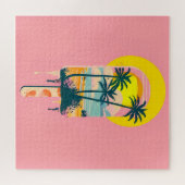 Puzzle Tropical Summer Sunset Sweets Paradise (Horizontal)