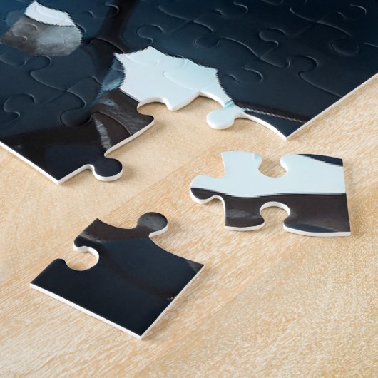 Puzzle Trou fissuré de fantôme d'Halloween 3D (Côté)