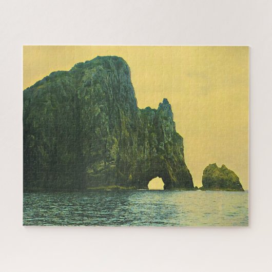 Puzzle Trou néo-zélandais dans la roche (Horizontal)