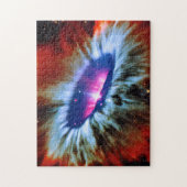 Puzzle Trou noir cosmique rouge explose dans l'espace ext (Vertical)