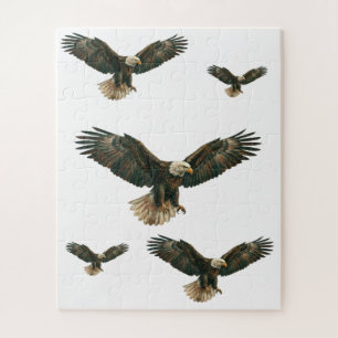 Puzzle Troupeau d'aigles dynamique – Casse-tête de libert