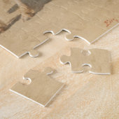 Puzzle Troupeau de bétail près de la mer (par Eugène Burn (Côté)