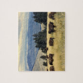 Puzzle Troupeau de bison de parcs nationaux (Vertical)