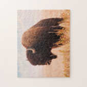 Puzzle Troupeau de bisons d'Amérique (Bison Bison) dans T (Vertical)