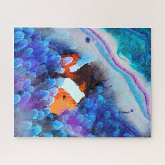 Puzzle Trouver Nemo - Art Abstrait sous-marin (Horizontal)