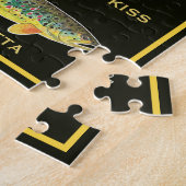Puzzle Truite - Brown, arc-en-ciel, ruisseau (Côté)