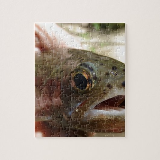 Puzzle Truite en main (Vertical)