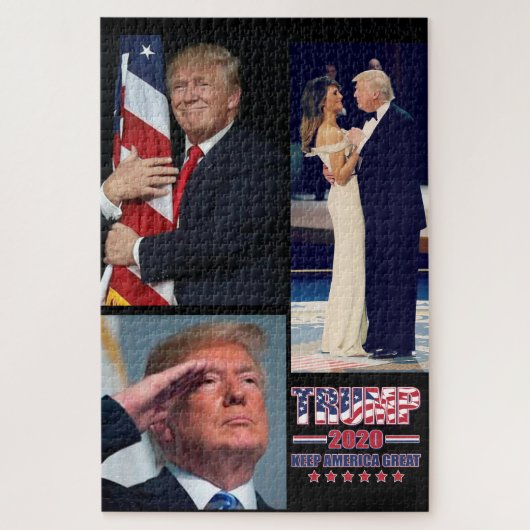 Puzzle Trump 2020 Garder l'Amérique grande (Vertical)