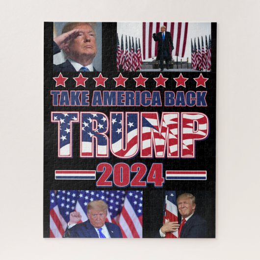 Puzzle Trump 2024 : Reprendre l'Amérique (Vertical)