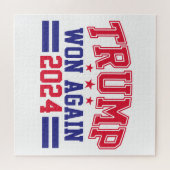 Puzzle Trump remporte à nouveau la victoire 2024 (Horizontal)