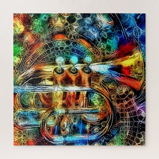Puzzle Trumpet arc-en-ciel (Vertical)