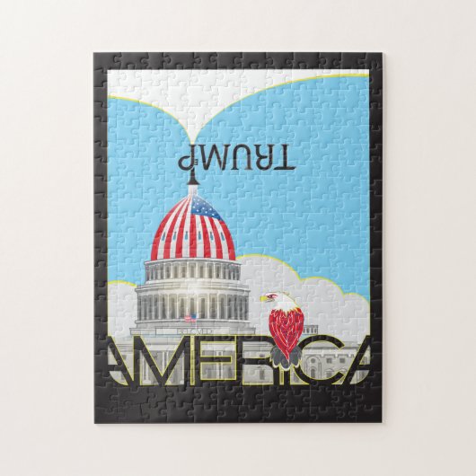 Puzzle Trumpet et Capitole TRUMP (Vertical)