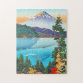 Puzzle Tsuchiya Koitsu Lake Ashi dans l'art Hakone Hills (Vertical)