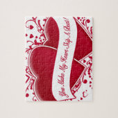 Puzzle Tu Fais Sauter Mon Coeur D'Un Beat ! Cœurs rouges (Vertical)