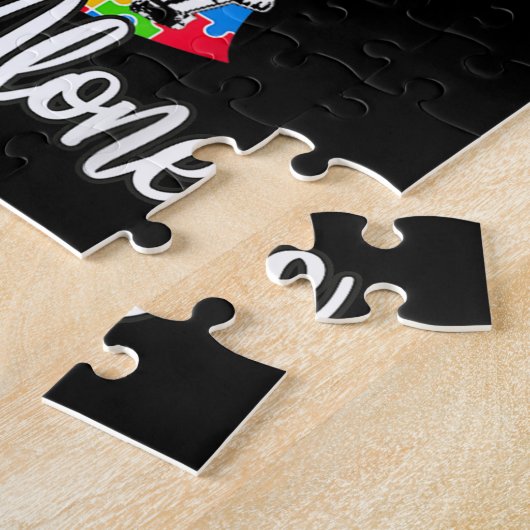 Puzzle Tu ne marcheras jamais seul père fille autisme (Côté)