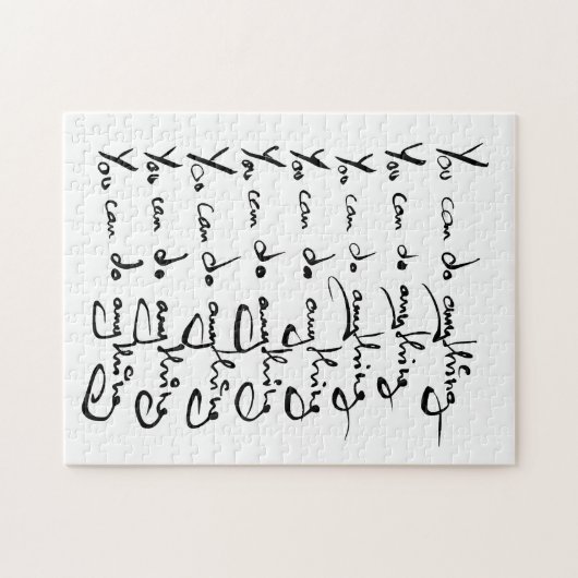 Puzzle TU PEUX FAIRE QUOI QUE CE SOIT ! Guillemet inspira (Horizontal)