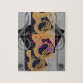 Puzzle Tuba Et Music Notes (Vertical)