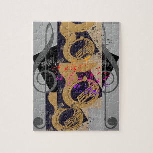 Puzzle Tuba Et Music Notes