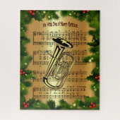 Puzzle Tuba~ "Nous Vous Souhaitons Un Joyeux Noël" ~ (Vertical)